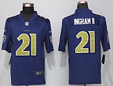 Nike Baltimore Ravens 21 Ingram II Navy Purple Gold Color Rush Limited Jersey,baseball caps,new era cap wholesale,wholesale hats